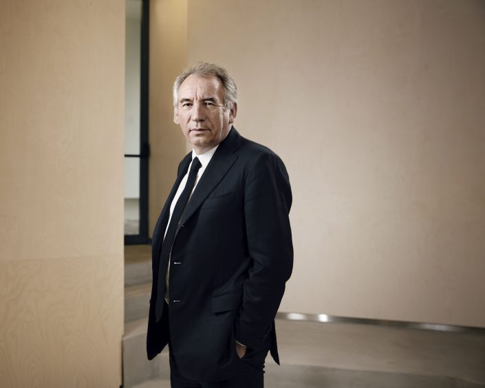 François Bayrou au siège du Modem le 14 mars 2019